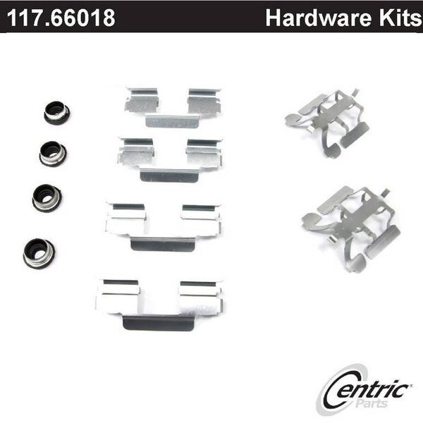 Disc Brake Hardware Kit, 117.66018, Centric Parts, Mfr#: 117.66018